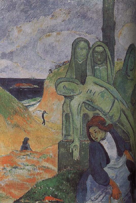 Paul Gauguin Green Christ oil painting picture